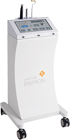 Actual photo of ionzyme device preventing aging