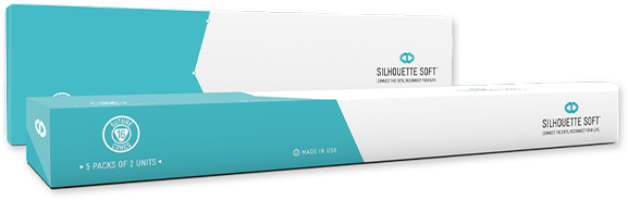 Silhouette Soft package using special medical threads biodegradable in the body